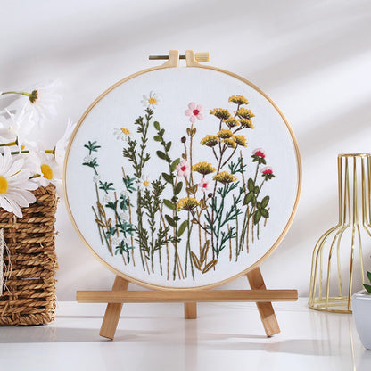 Blooming Wildflowers Embroidery Kit: Stitch the Beauty of Nature
