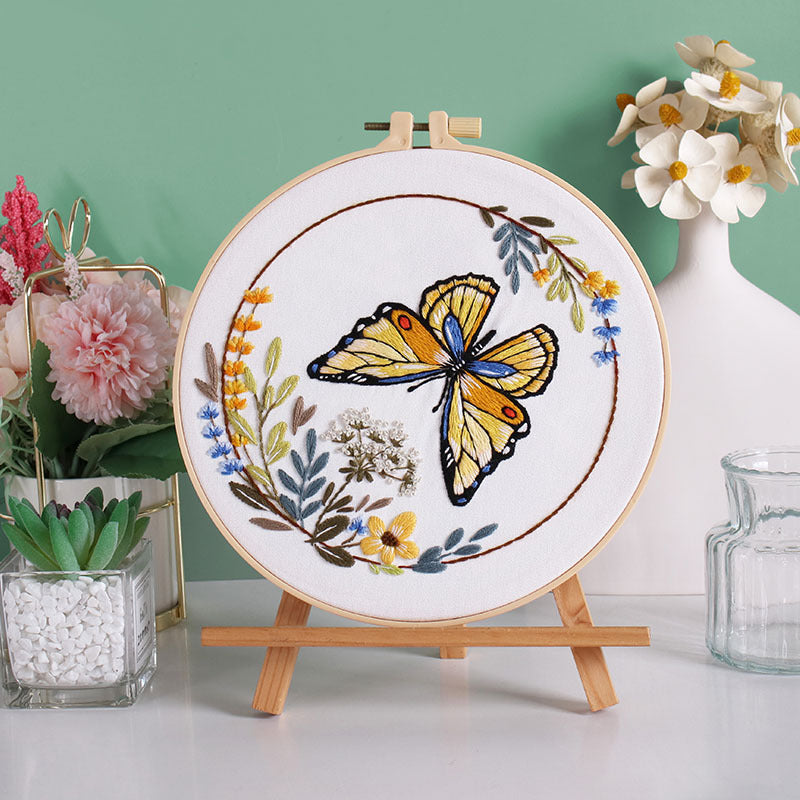 Colorful butterflies -Themed DIY Embroidery Kits