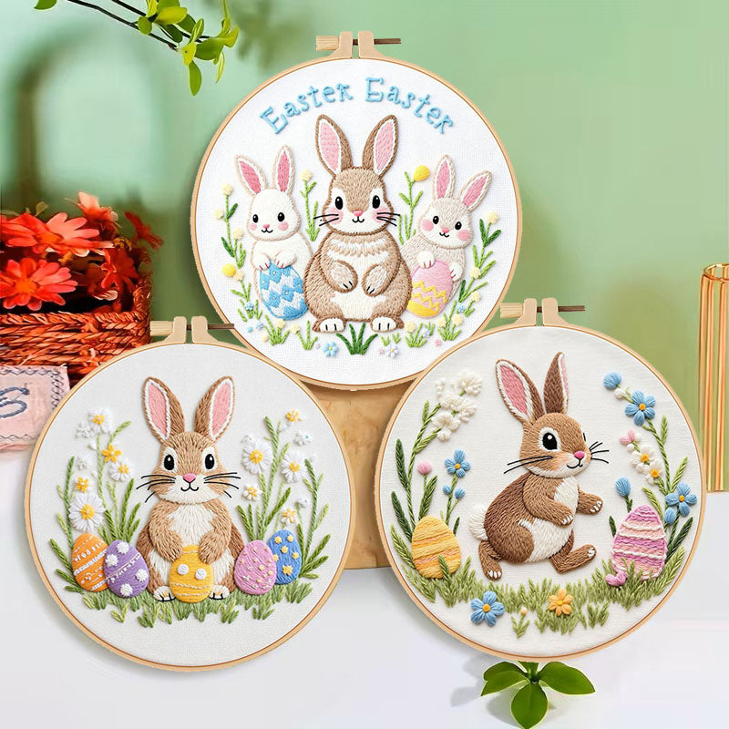 Easter Bunny - Themed DIY Embroidery Kits