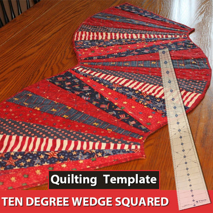 Spicy Spiral Table Runner Quilting Template Ruler