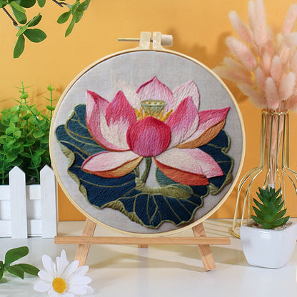 Lotus Serenity Embroidery Kit