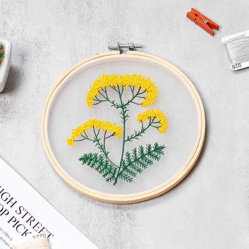 Elegant Flower Series DIY Embroidery Kits