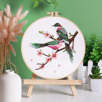 Birds in Bloom DIY Embroidery Kit