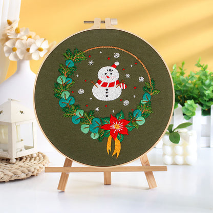 Festive Christmas  - Themed DIY Embroidery Kits