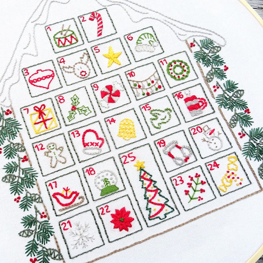Stick & Stitch Water-Soluble Bee Embroidery Fabric : Gingerbread House