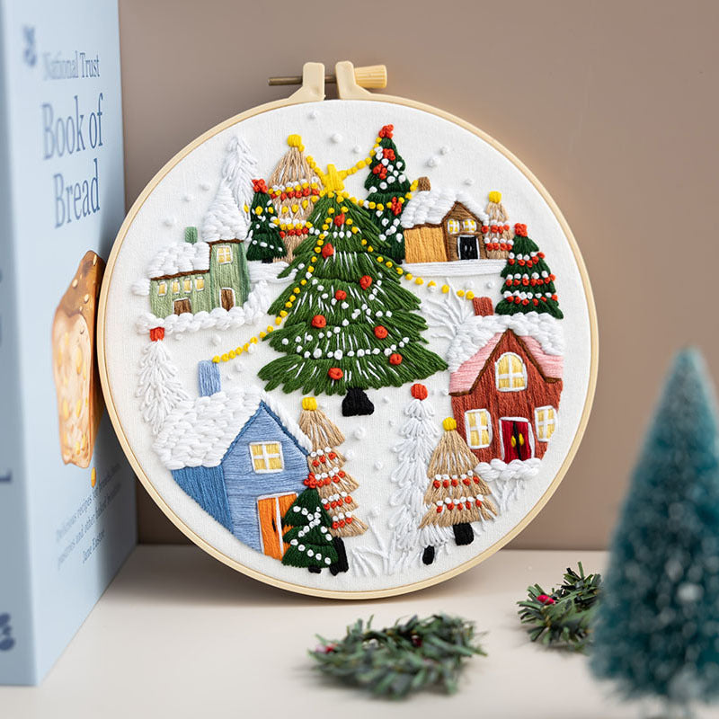 Winterscape -Themed DIY Embroidery Kits