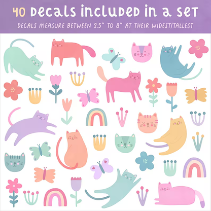 20 Sheets/Set Reusable and Removable Wall Stickers - Home Decoration