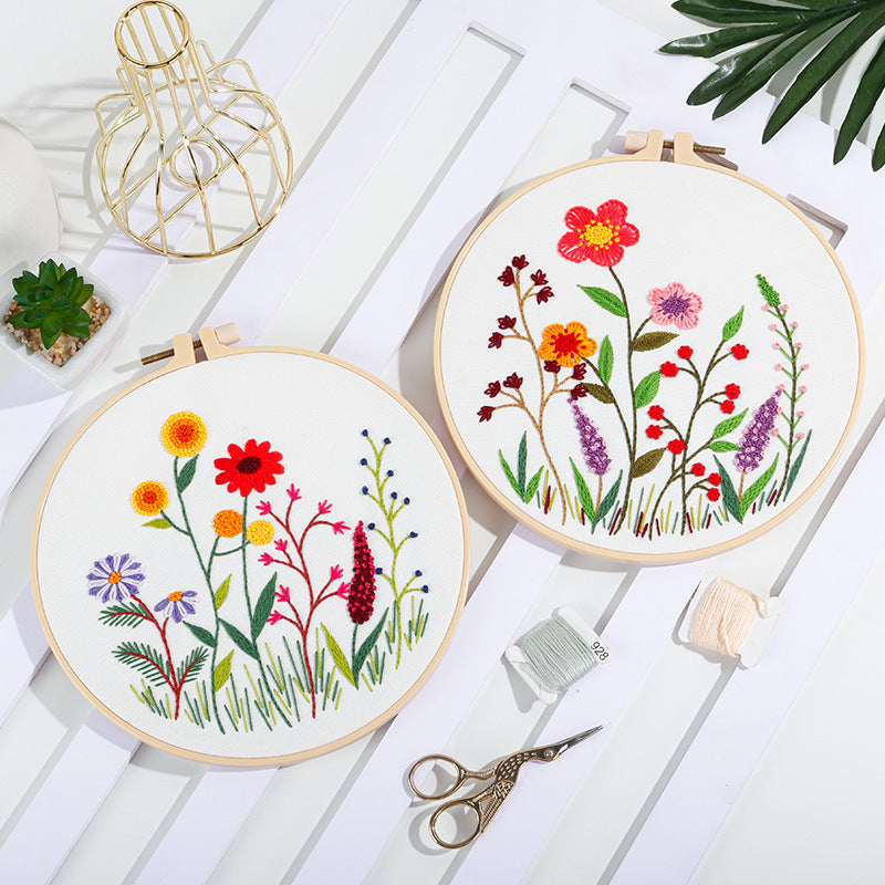 Blossoming Garden Embroidery Kit Series
