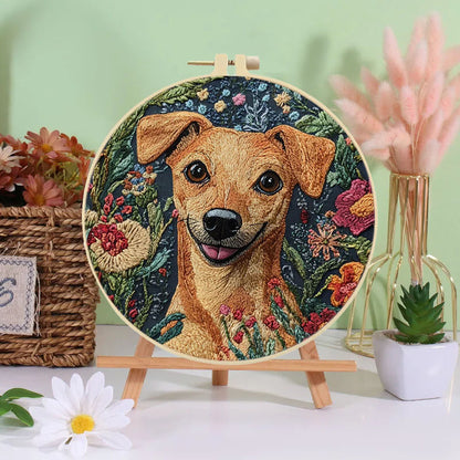 Paws & Blooms Embroidery Kit