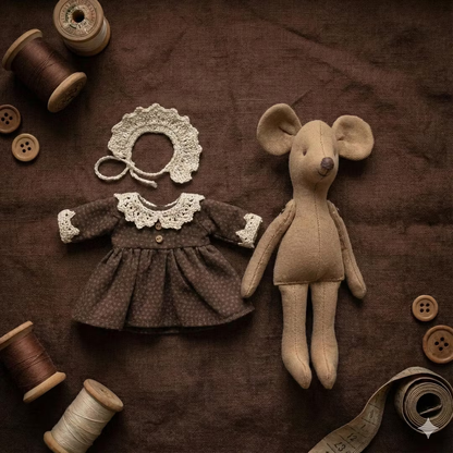 Mouse Family Sewing Template Set + With Instructions