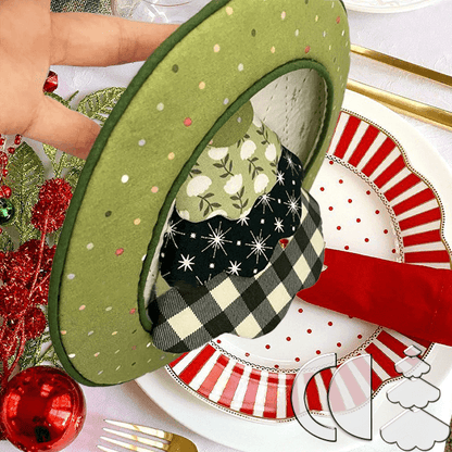3D Christmas Tree Wall Hanging Decor Sewing Template Ruler - With Manual