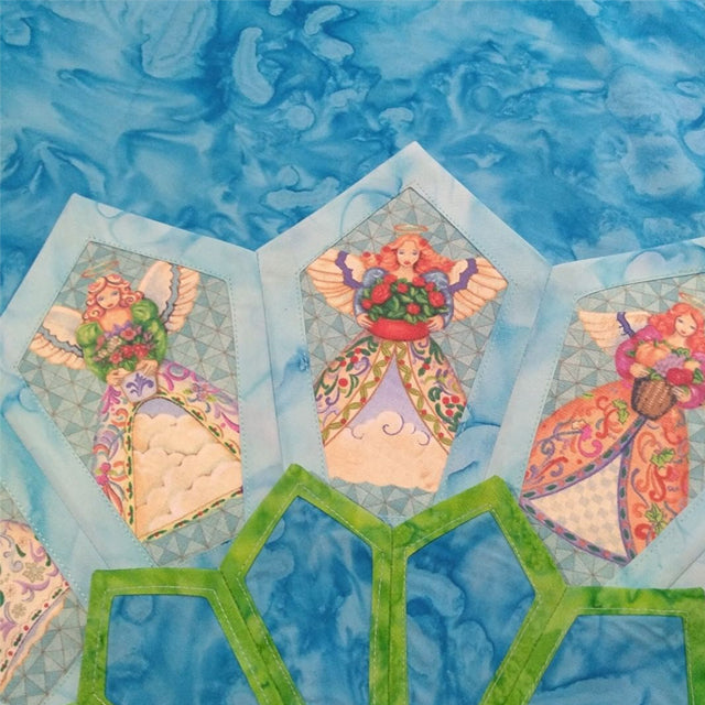 Dresden Patchwork Template - Windows Applique Ruler!