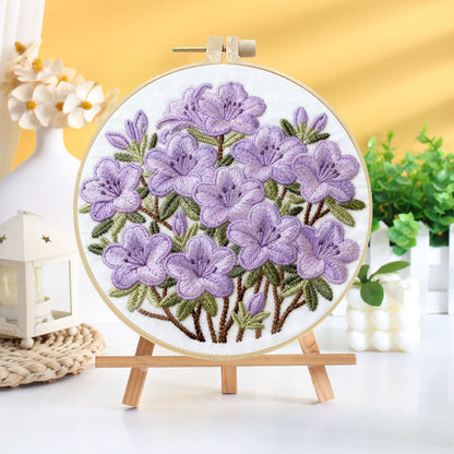 Azalea Blossom Embroidery Kit