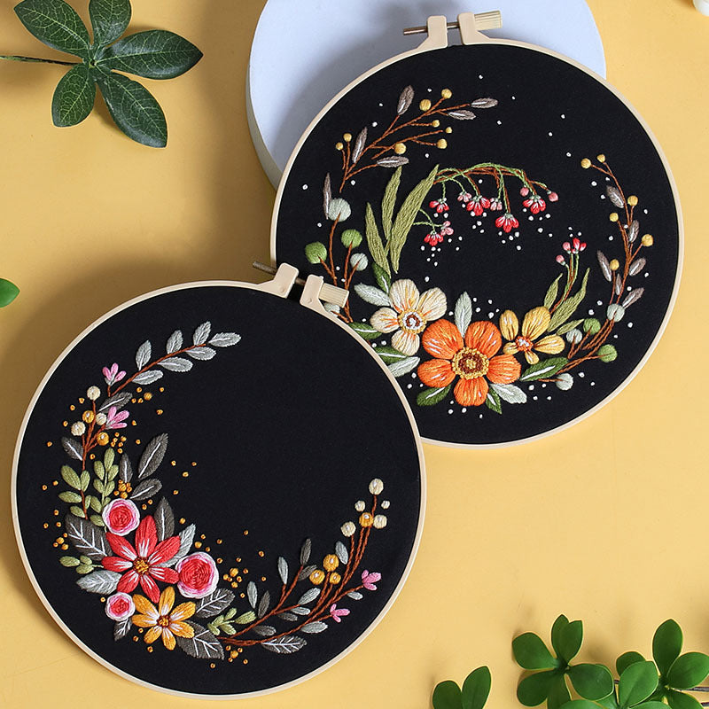 Floral Whispers Embroidery Kit: Let Every Bloom Tell a Story