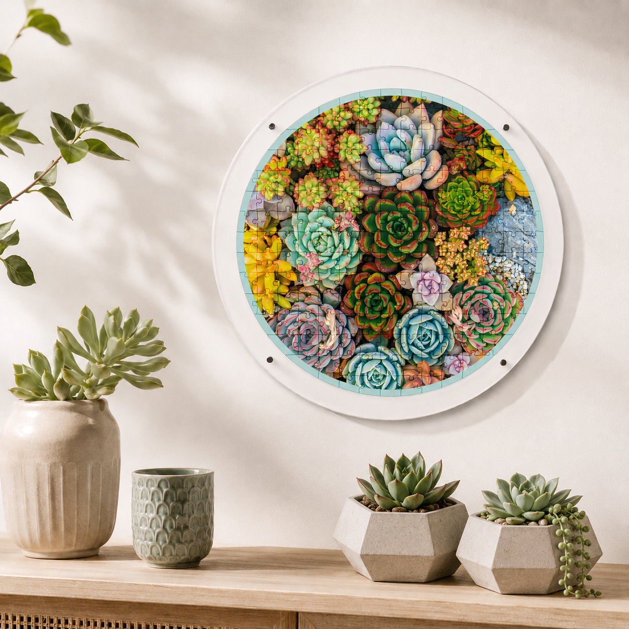 Hangable Acrylic Puzzle | Botanical Bloom