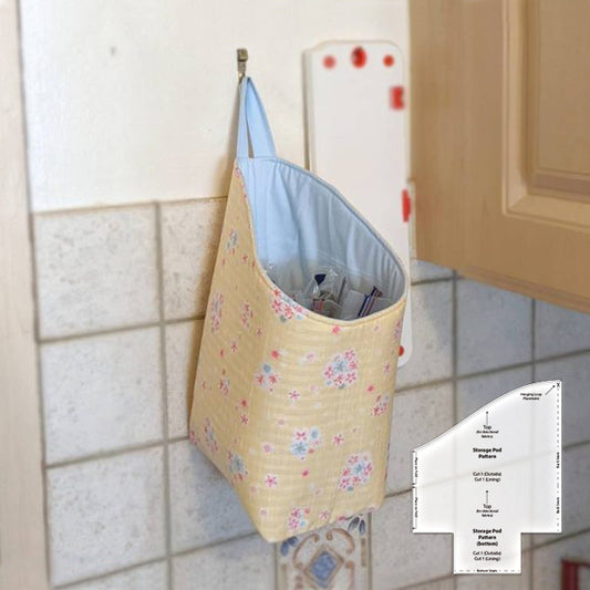 Versatile Fabric Storage Pod Templates-With Instructions