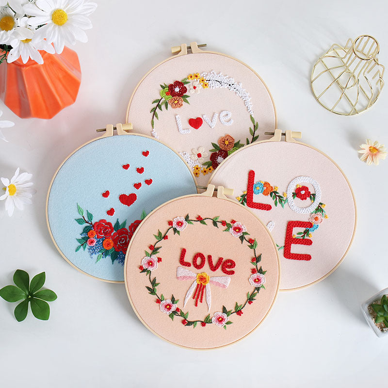 Love Blossoms Embroidery Kit: A Celebration of Creativity and Connection