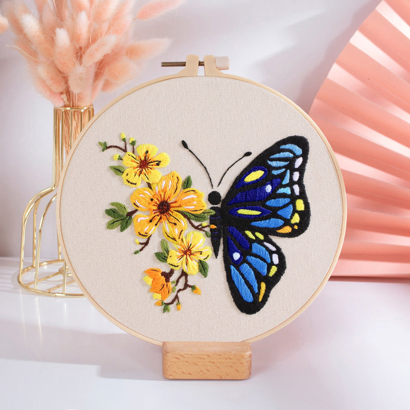 Butterfly & Bloom - Themed DIY Embroidery Kits