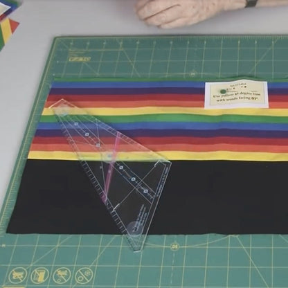 Art Ruler Squedge 11.25° 、15°、 22.5° Template-- With Instructions