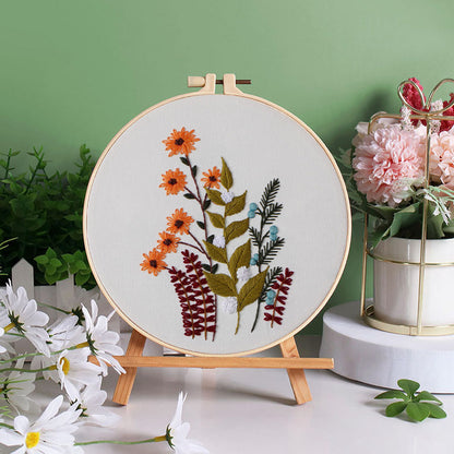 Blooming Harmony Embroidery Kit: Embark on a Vibrant Crafting Journey