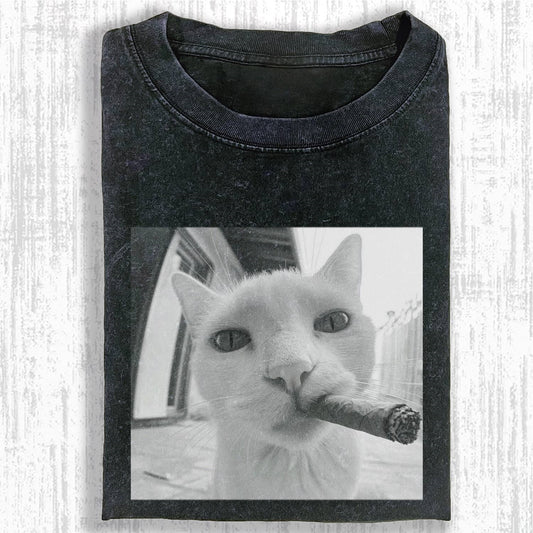WACKY CAT MEME T-SHIRT