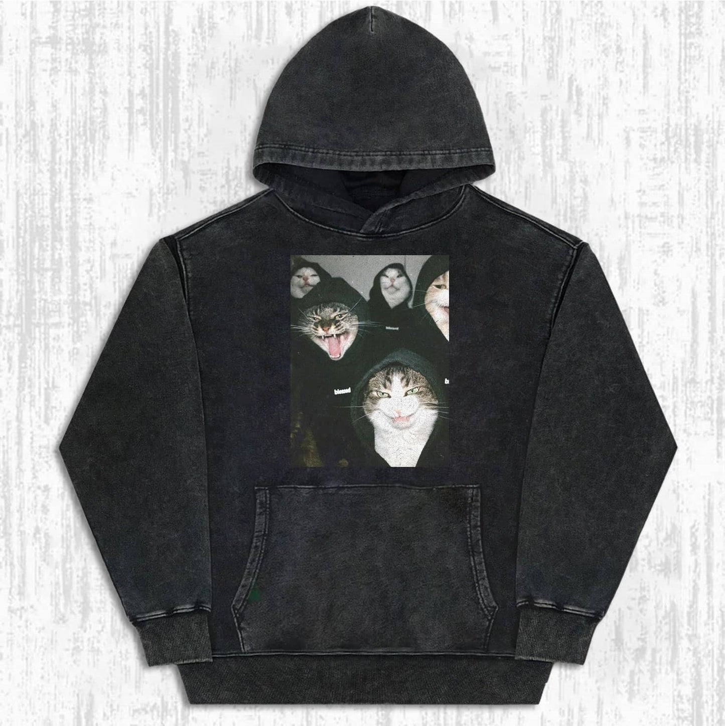 Cool and Daring Cat Group Dark - Style Trendy Cats T-shirt
