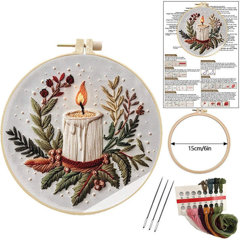 Christmas Glow Embroidery Kit