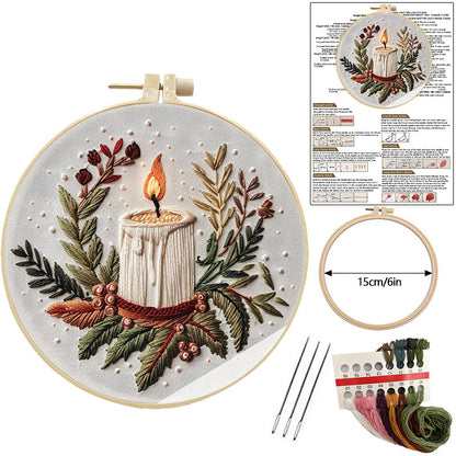 Christmas Glow Embroidery Kit