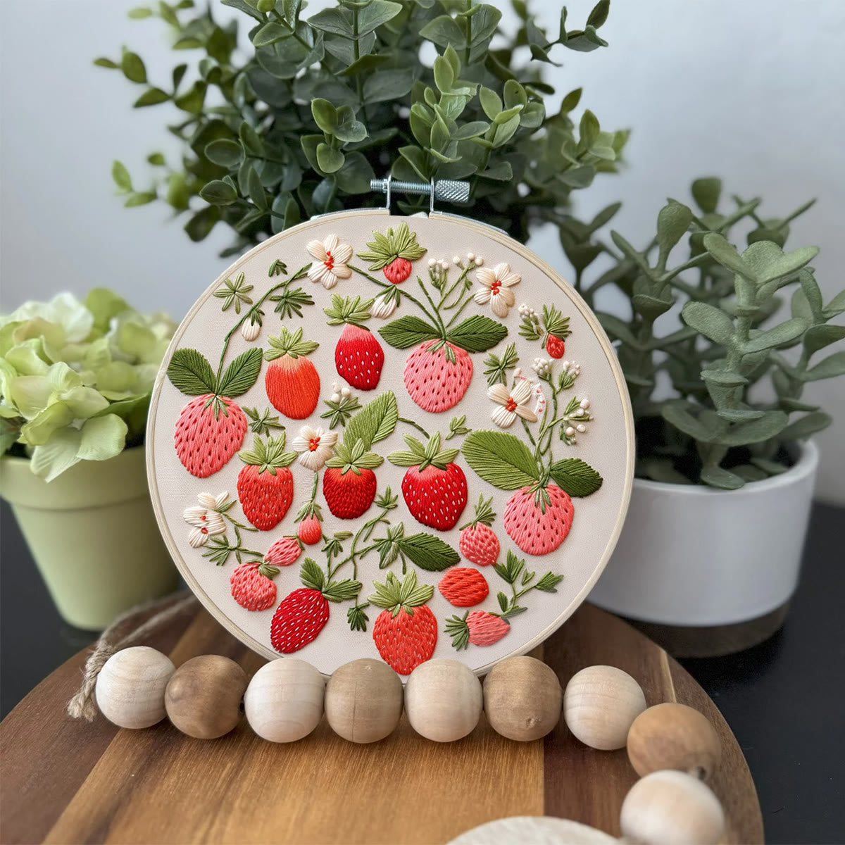 Rubbyoo Embroidery Kit-  Strawberries