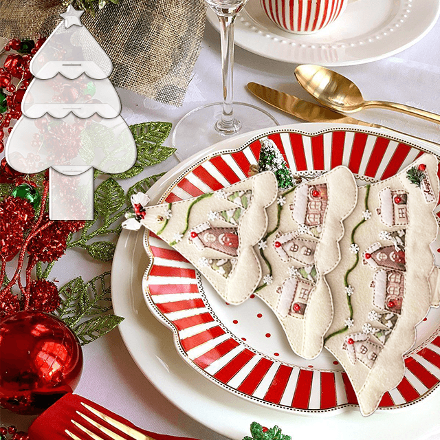 【Christmas Special】Hadmade Christmas Tree Ornaments Template (5PCS) - With Instructions