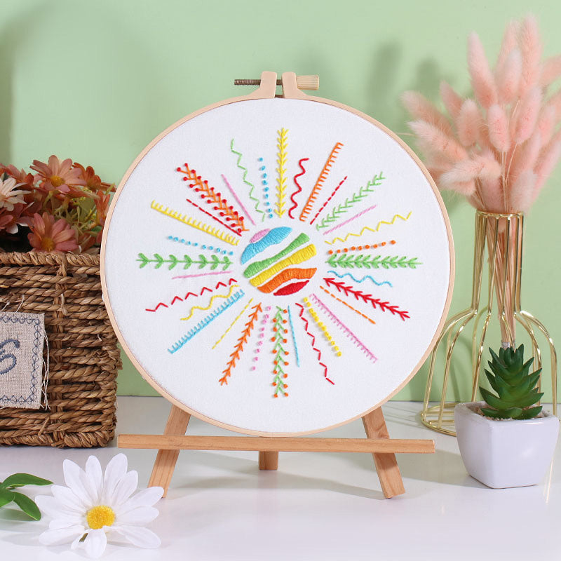 Rainbow Embroidery Kit for Beginner