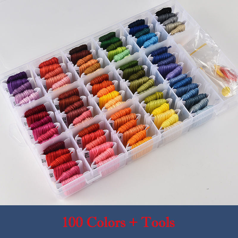 Embroidery Thread Set: Vibrant Colors for Your Creative Projects