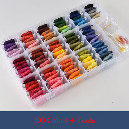 Embroidery Thread Set: Vibrant Colors for Your Creative Projects