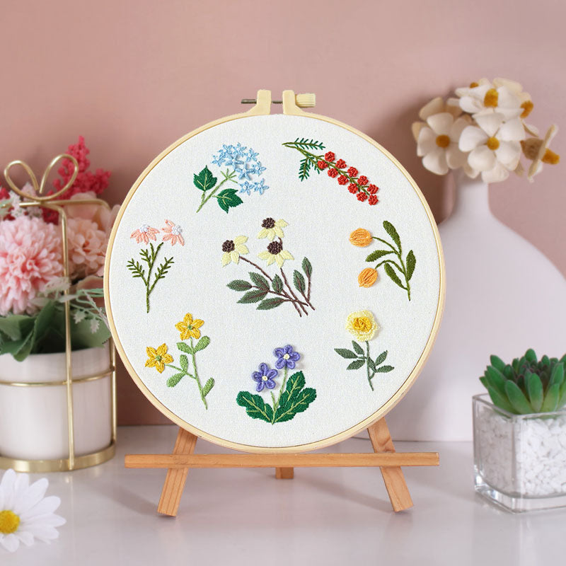 Seasonal And Plant Lover Embroidery Kit