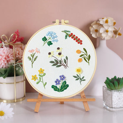 Seasonal And Plant Lover Embroidery Kit