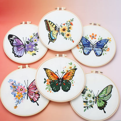 Butterfly Garden - Themed DIY Embroidery Kits
