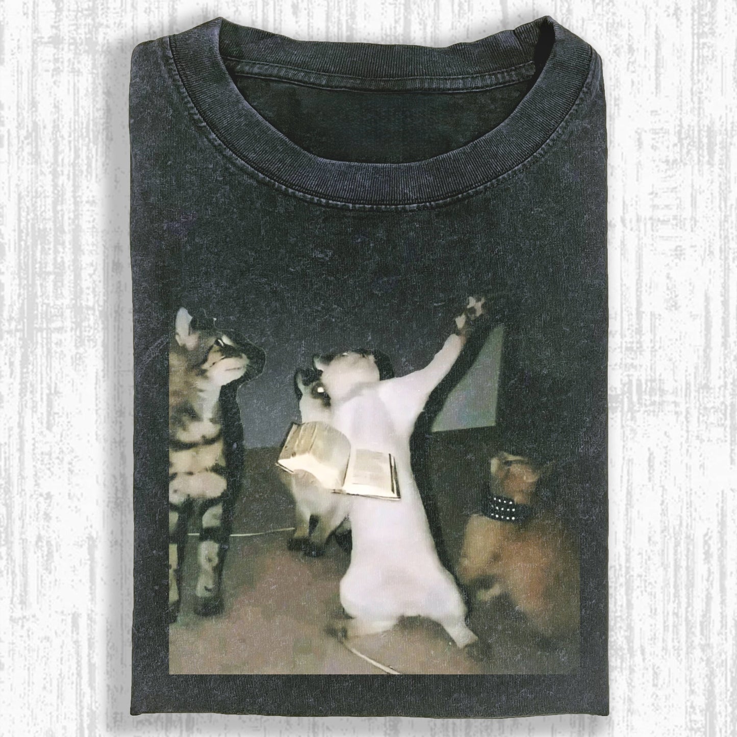 Wacky Cat Party T-shirt