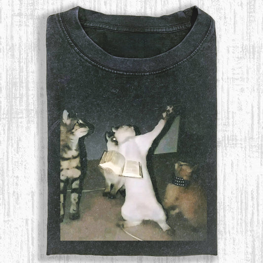 Wacky Cat Party T-shirt