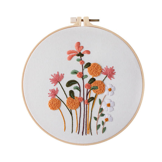 Rubbyoo Embroidery Kit - Flowers And Plants