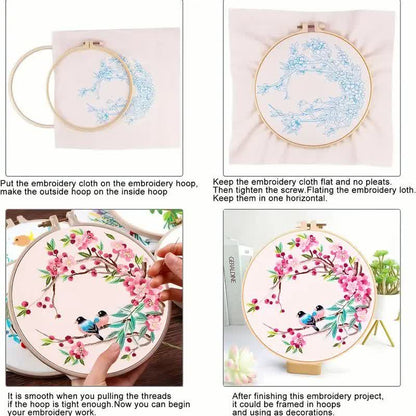 Rubbyoo Embroidery Kit - Bouquet