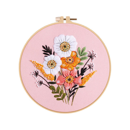 Rubbyoo Embroidery Kit - Flower