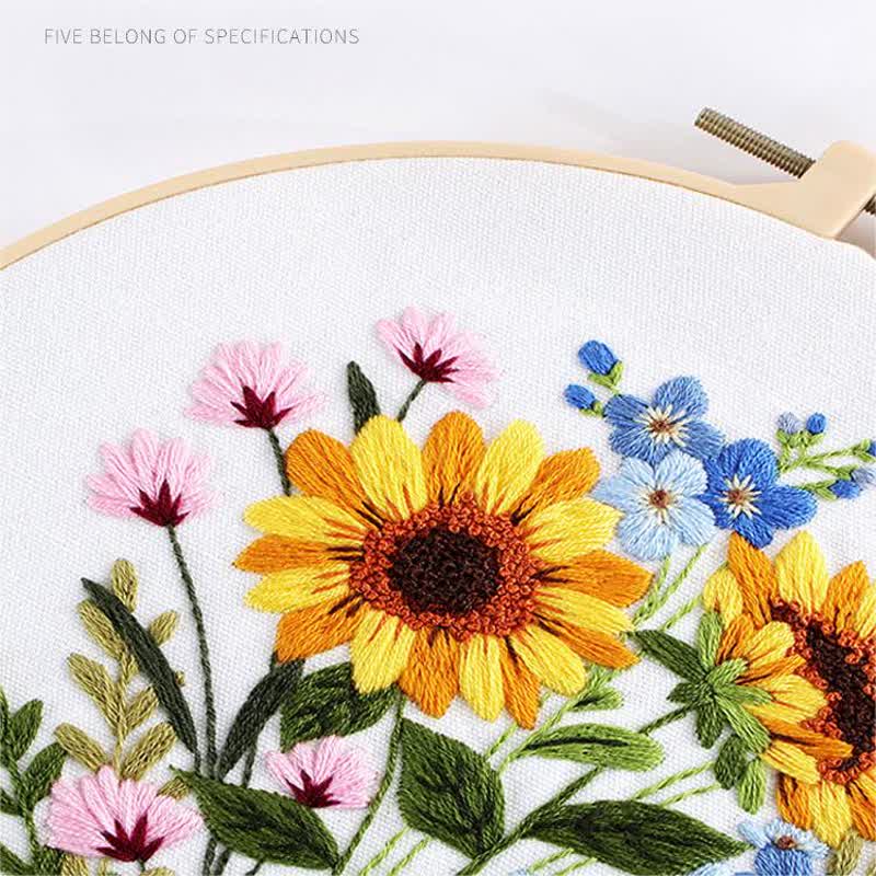 Rubbyoo Embroidery Kit - Flower