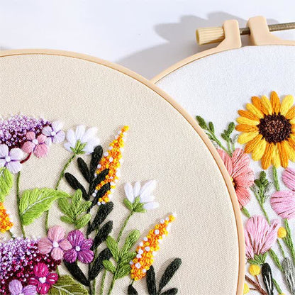 Rubbyoo Embroidery Kit - Flower