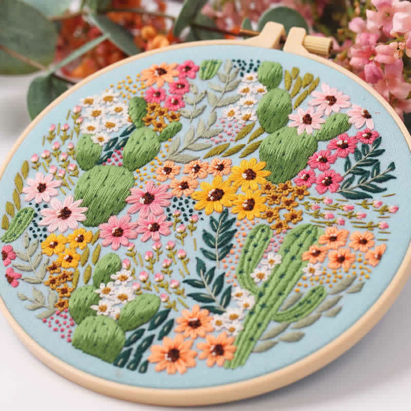 Rubbyoo Embroidery Kit - Flower Bouquet