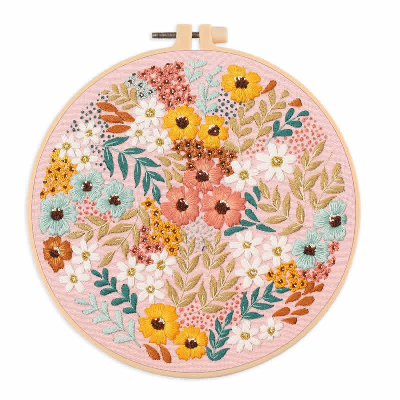 Rubbyoo Embroidery Kit - Flower Bouquet