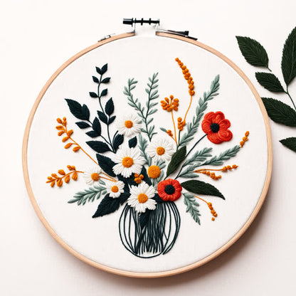 Rubbyoo Embroidery Kit - Plants