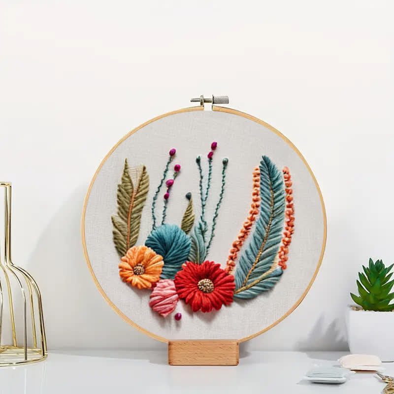 Rubbyoo Embroidery Kit - Wildflower