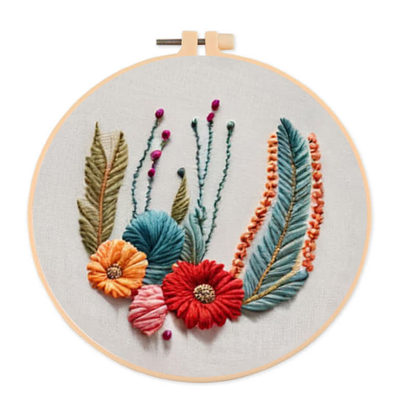 Rubbyoo Embroidery Kit - Wildflower