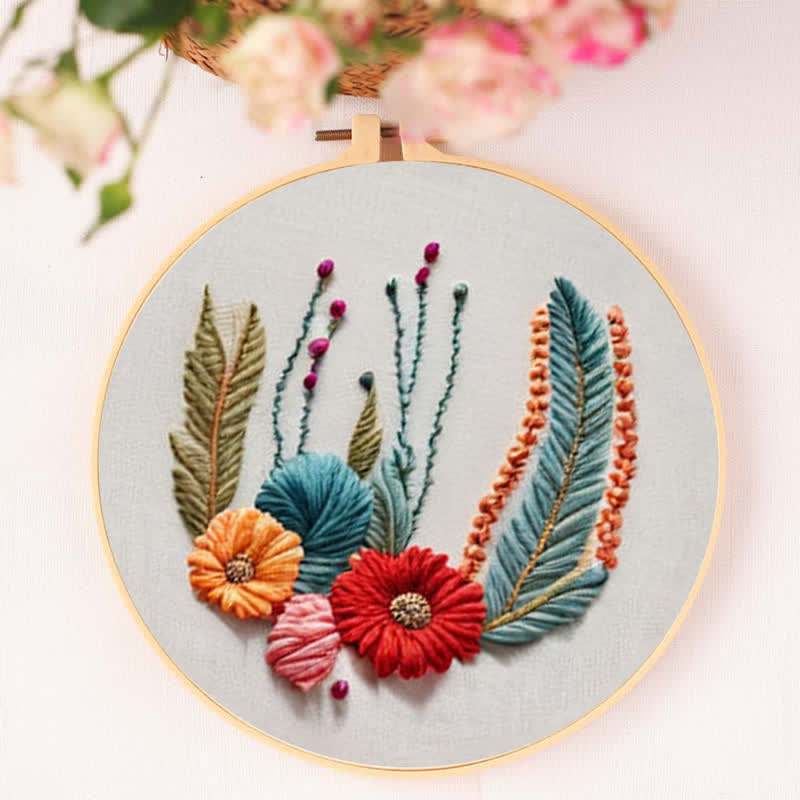 Rubbyoo Embroidery Kit - Wildflower