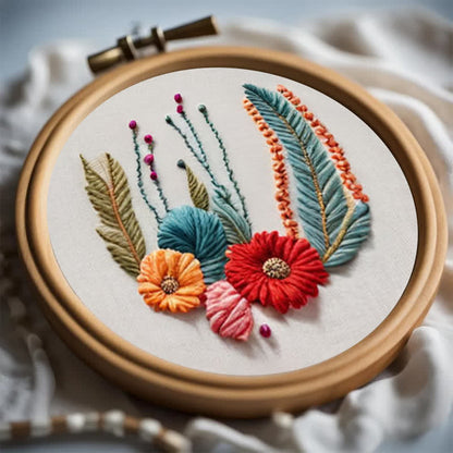 Rubbyoo Embroidery Kit - Wildflower